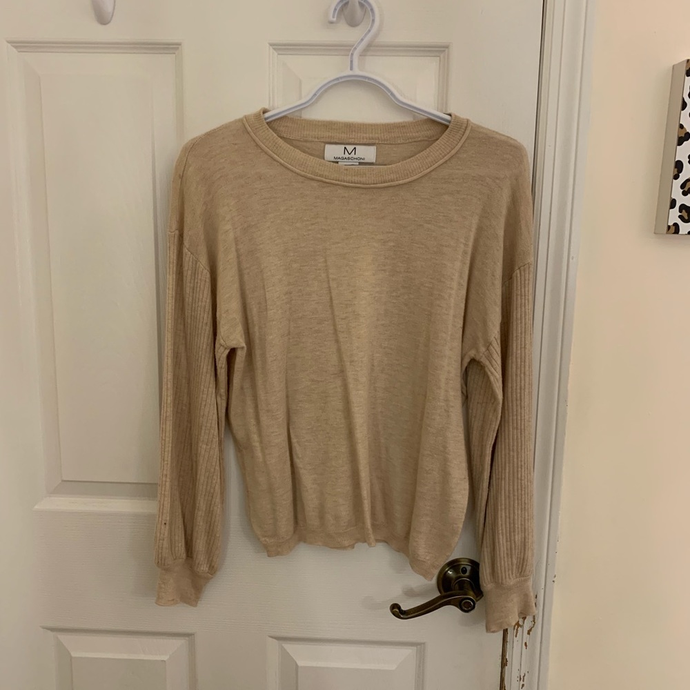 beige sweater